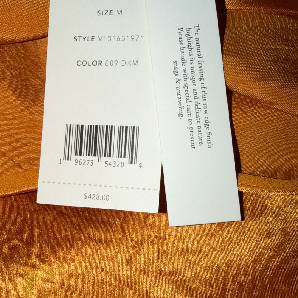 Vince Bias Tank Slip Dress in Marigold Color - Picture 8 of 9
